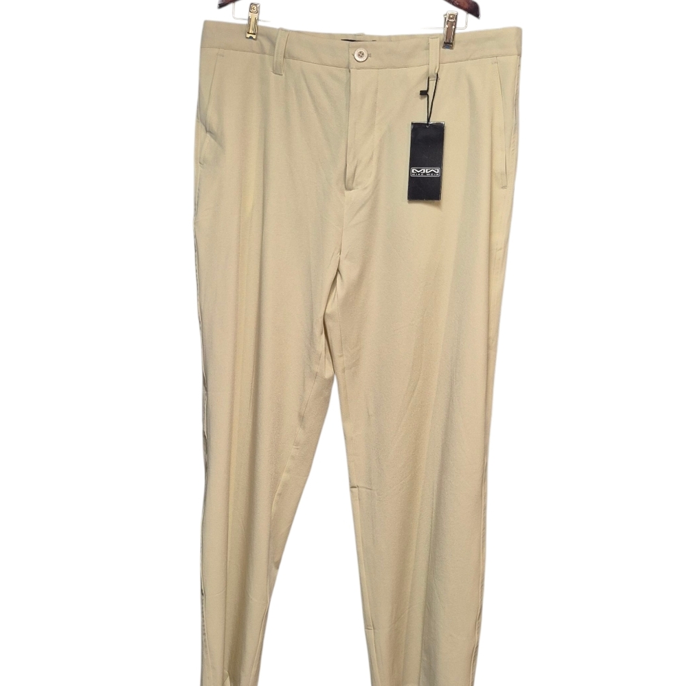 Mike Weir Cream Golf Pants Size 40 Longhorn Grant New
